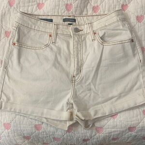 Wild Fable Cream Jean Shorts
